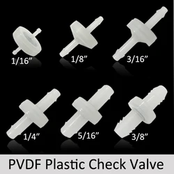 5pcs PVDF one way valve for ozone/non-return valve for ozone generator/PVDF plastic check valve for air water purifier Aquarium