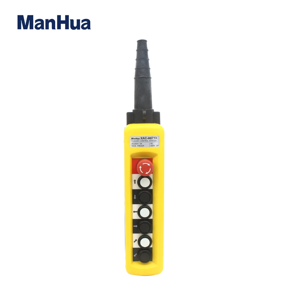 ManHua XAC-A6713 Waterproof pendant control station push button switches(designed for lifting and handling applications)