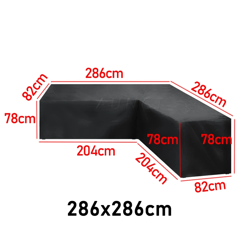 15 Maten Corner Outdoor Sofa Cover Tuin Rotan Hoek Meubilair V Vorm L Shapewaterproof Sofa Beschermen Set Dust Covers
