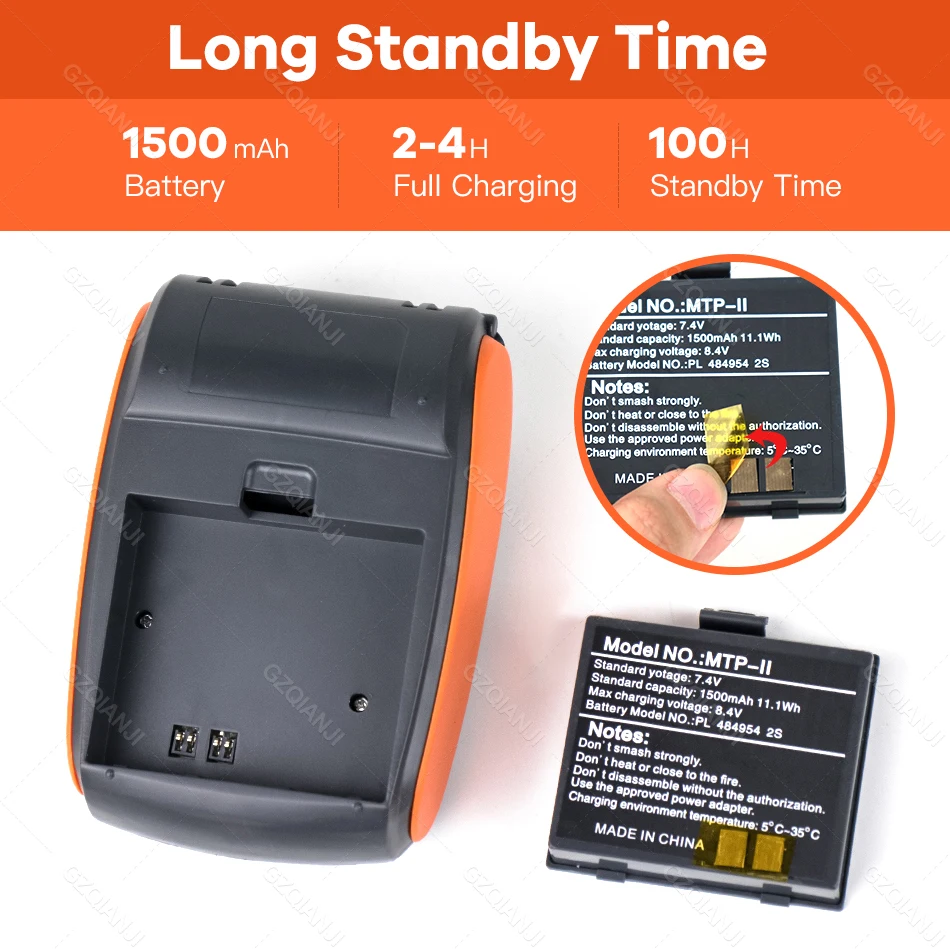 Mini Bluetooth Thermische Printer Mini Draadloze Mini Portable Printer Ontvangst Gratis Loyverse Pos App Op Android Telefoon Printer