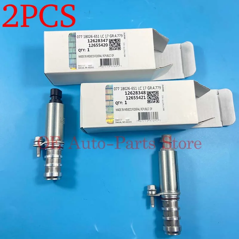 Intake & Exhaust Oil- Control Timing Valve Solenoid VVT For Chevrolet Captiva Equinox GMC Saturn Opal Andra 12655421 12655420