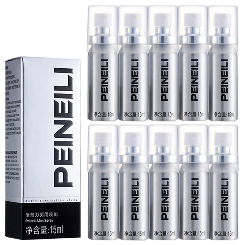 10PCS Peineili Long-last Sex Delay Spray Products Male Sex Spray for Penis Men Prevent Premature Ejaculation Adult Products