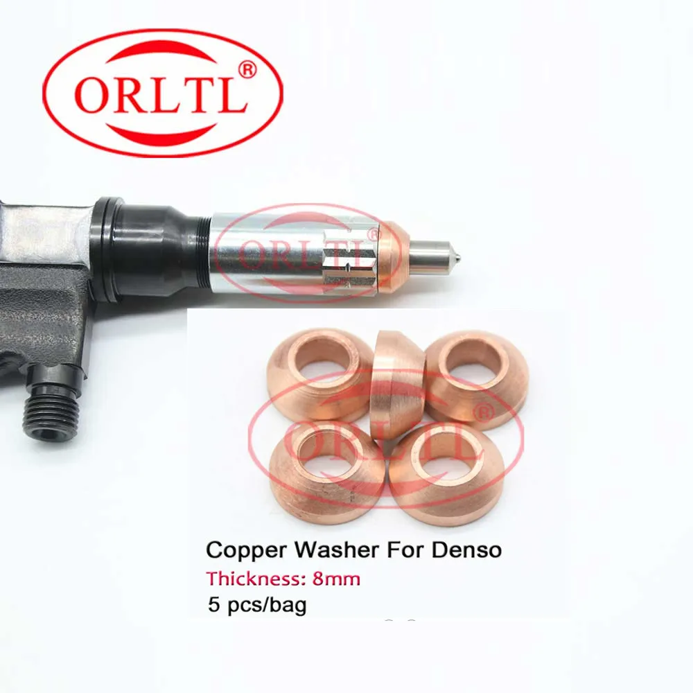 5 pieces Auto injector Spare Parts Copper Washer Oil Injector nozzle Copper Washer  E1022026 for DENSO injector 095000-5471