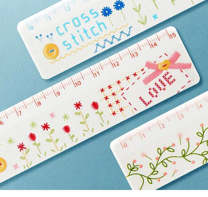 1PC Creative Color Cartoon Plastic Ruler Hard Rulers School Student Stationery Supplies Gift For Kids（ss-878)