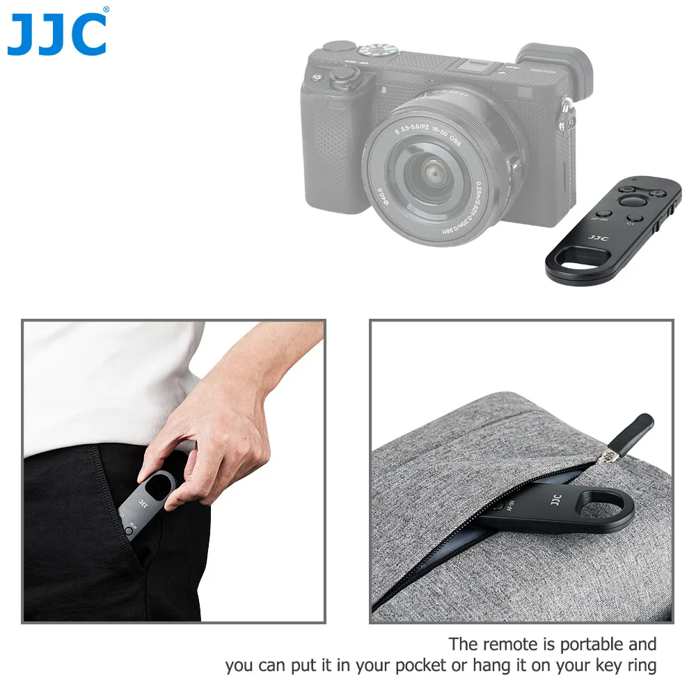 JJC RMT P1BT Remote Control for Sony ZV-E10 A7III A7SIII A7RIII A7RIV A7R4 A6600 A6100 A6400 A9 II ZV-1 RX0II RX100VII DSC-RX0II