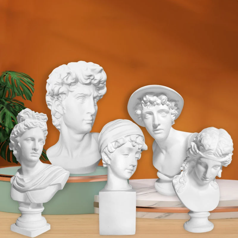 ديفيد رئيس الجص تمثال فينوس الزفاف الديكور الحلي الشمال ديكور المنزل الإله اليوناني القديم أبولو النحت غرفة ديكور