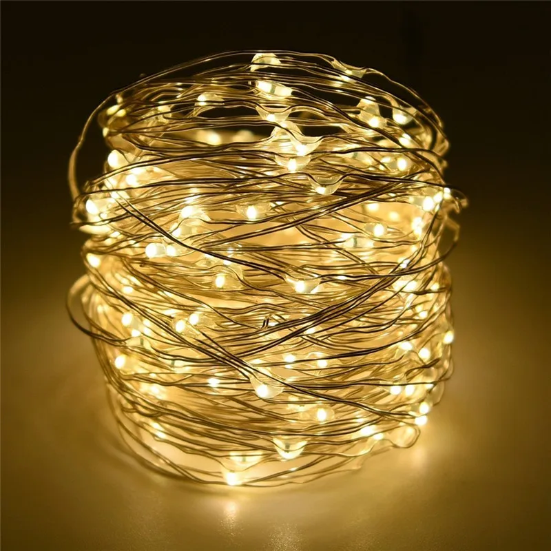 Solar String Fairy Lights 12m 100LED / 5M 50 LED Waterproof Outdoor Garland Solar Power Lamp Christmas For Garden Decoration