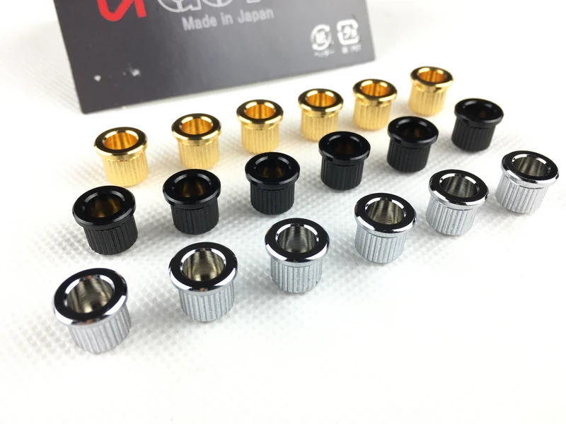 1 Set (6Pcs) GOTOH Through Body String Ferrules / String Bushings For Electric Guitar  MADE IN JAPAN TLB-1