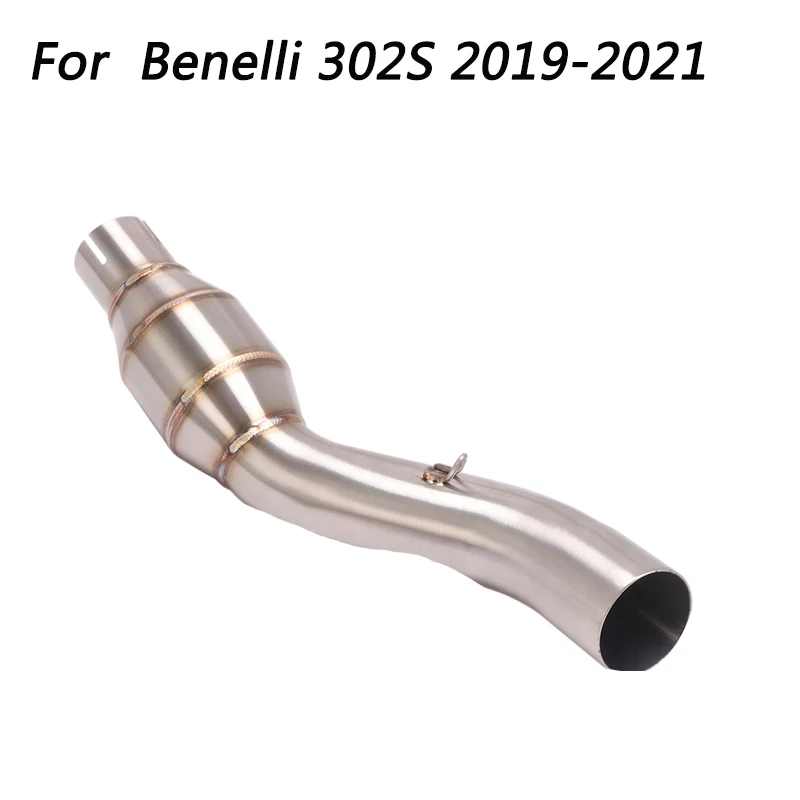 

Escape Motorcycle Mid Connect Tube Middle Link Pipe Stainless Steel Exhaust System For Benelli 302S 2019-2021