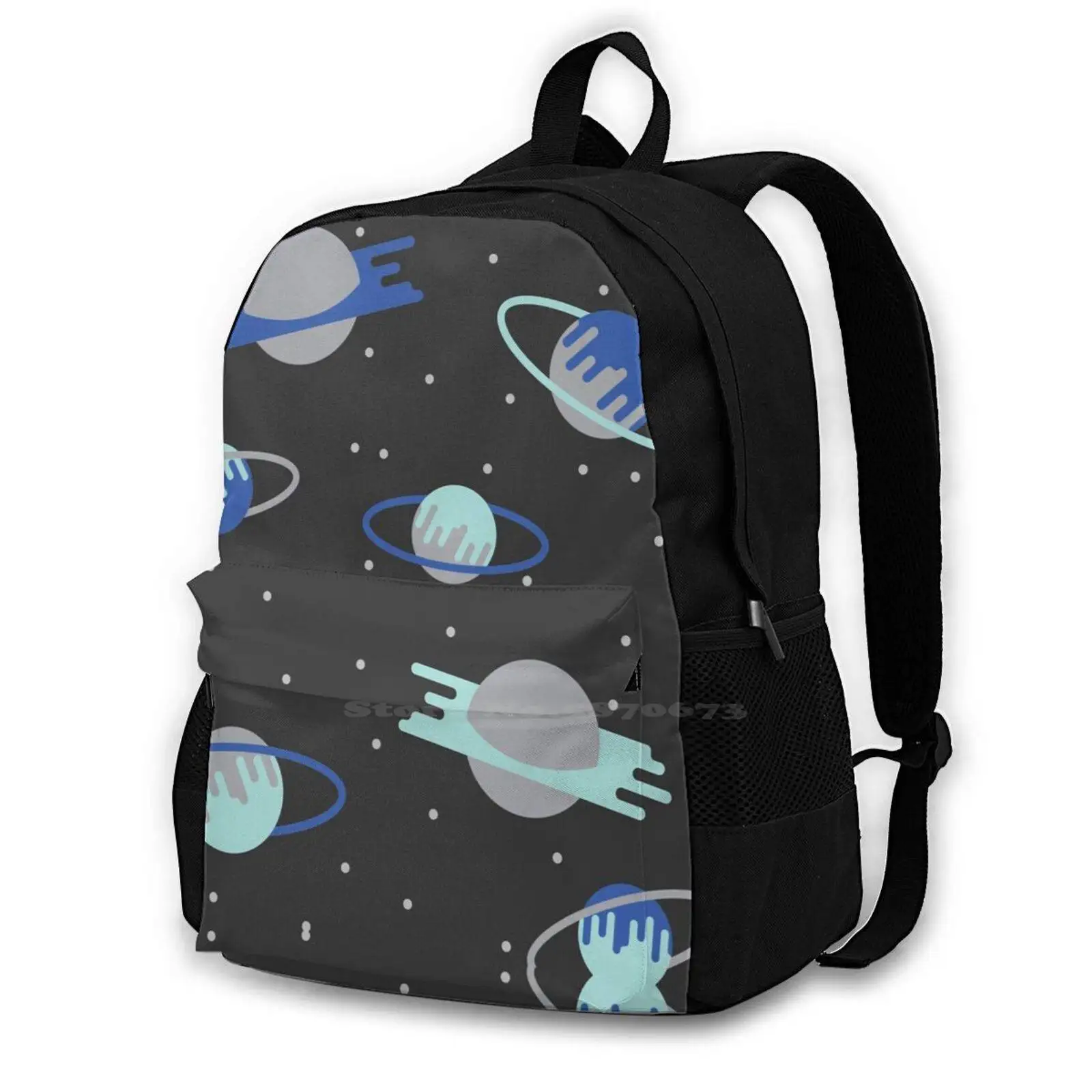 

New Arrivals Unisex Bags Casual Bag Backpack Planets Space Stars Universe Milkyway Galaxy Saturn Artist Graphic Graphics Travel
