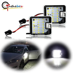 Error Free Canbus White LED Car Under Side Mirror Puddle Lights For Ford Grand C-Max, Focus, Kuga, Escape, Mondeo IV, S-Max WA6