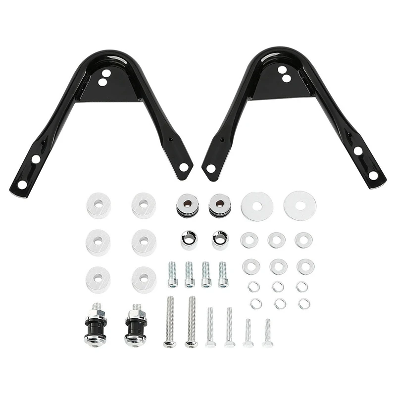 Motorcycle Detachable Luggage Rack Docking Hardware Fit For Harley Trunk Touring Models Street Electra Glide Road King 97-08