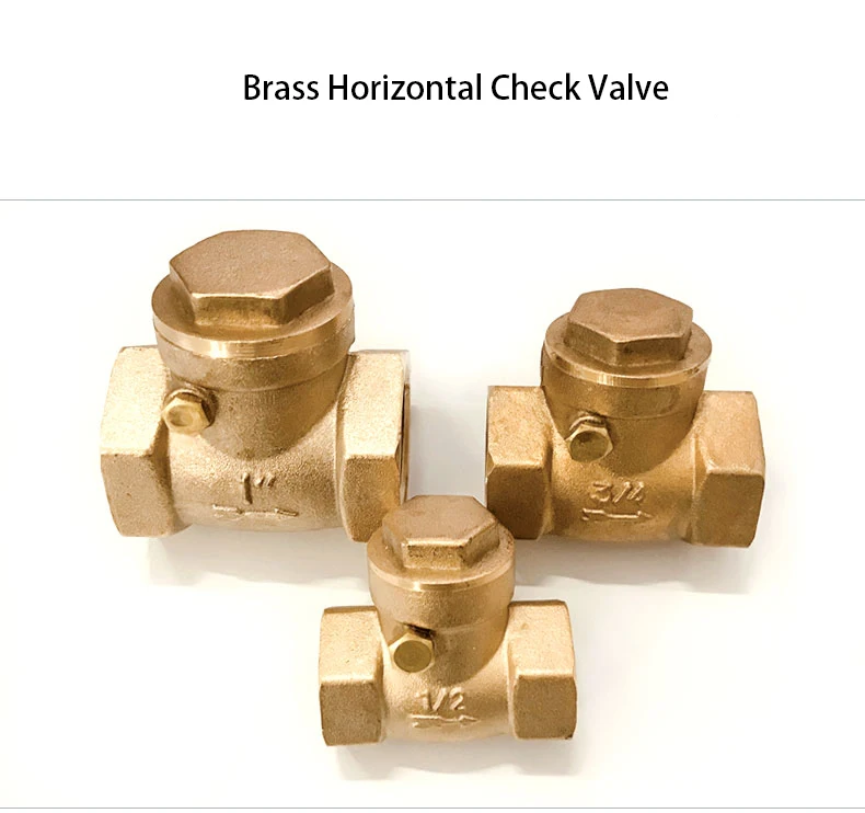 1/2 "3/4" 1 "2" 3 "4" messing Horizontale Überprüfen Ventil Alle Kupfer Innengewinde überprüfen Ventil – Detail 1