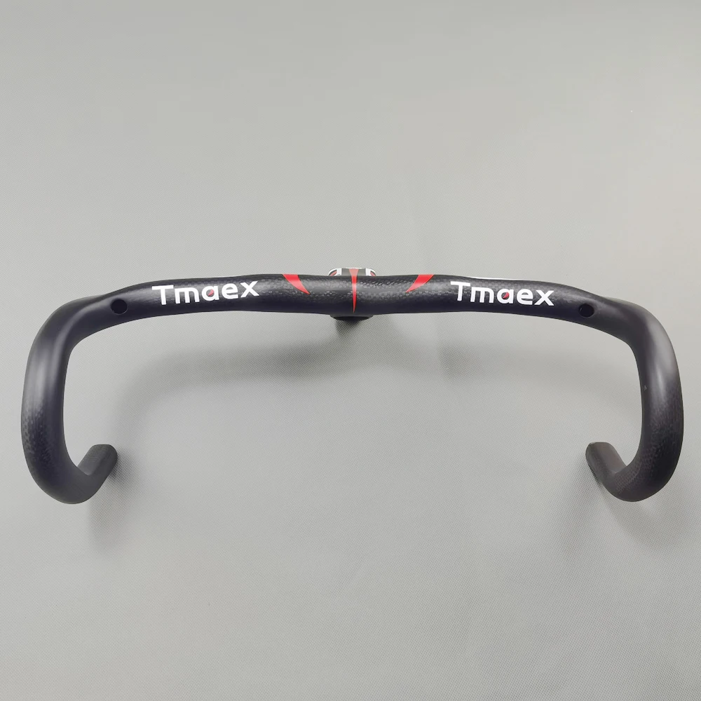 Cycling Carbon handlebar Integrated Handlebar Road Bike Handle Bars 3k Matte Ultralight Carbon Fibre Road Bicycle Handlebar