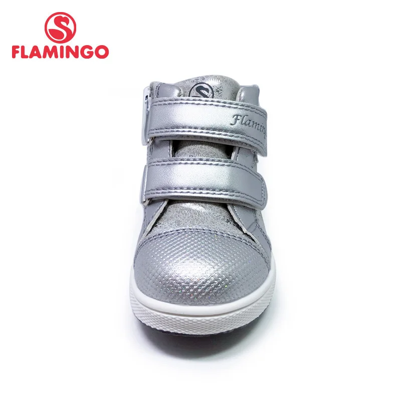 FLAMINGO Autumn Felt High Quality Grey Kids Boots Size 22-27 Anti-slip Shose for Girl Free Shipping 202B-Z5-2043