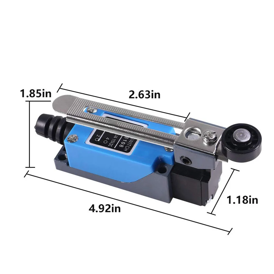 ME-8108 Adjustable Roller Lever Arm Momentary MELIFE Limit Switch Roller Lever 1NC+1NO