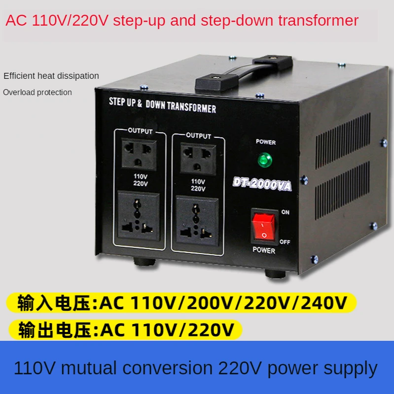 

Household Electrical Appliance Voltage Converter ST-1000W Home-use Intelligent Efficient Step Up Down Transformer 100V-220V