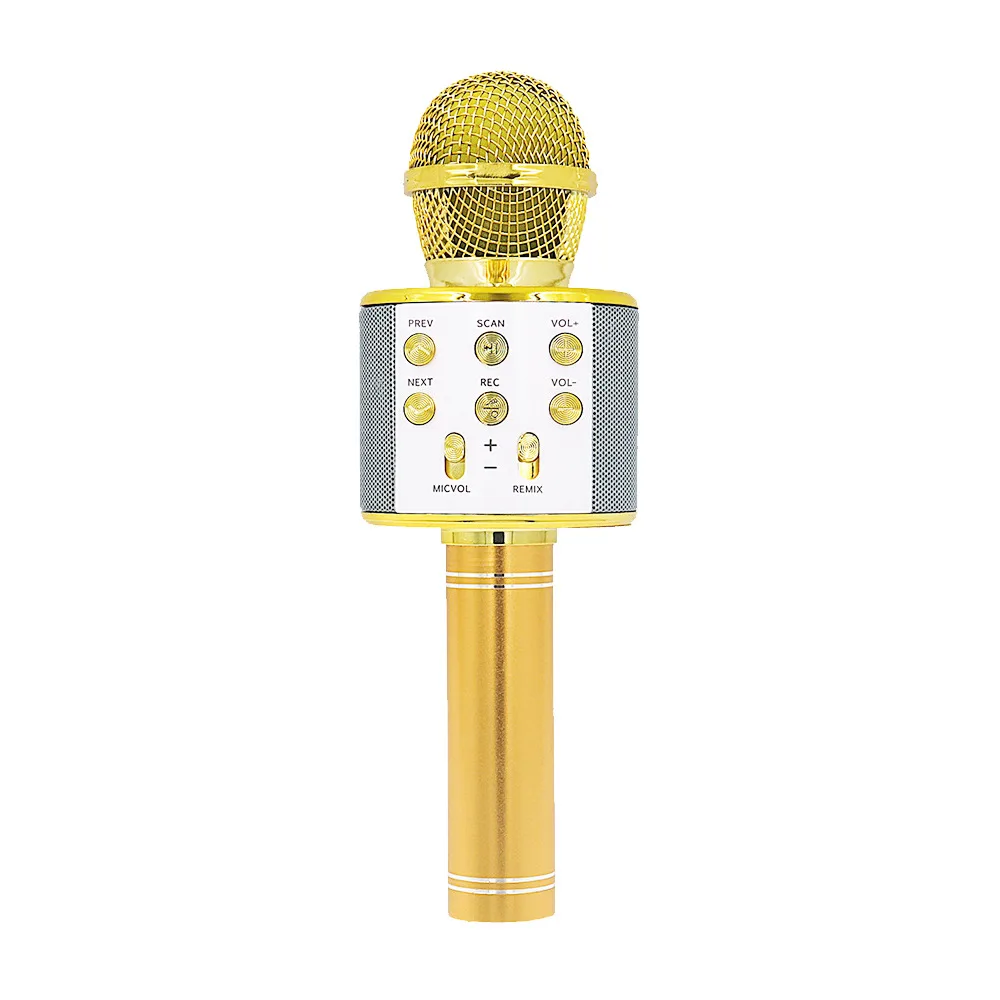 Wireless Bluetooth Karaoke Microphone  Portable Handheld Karaoke Mic Speaker Machine for Birthday Party Karaoke Home System