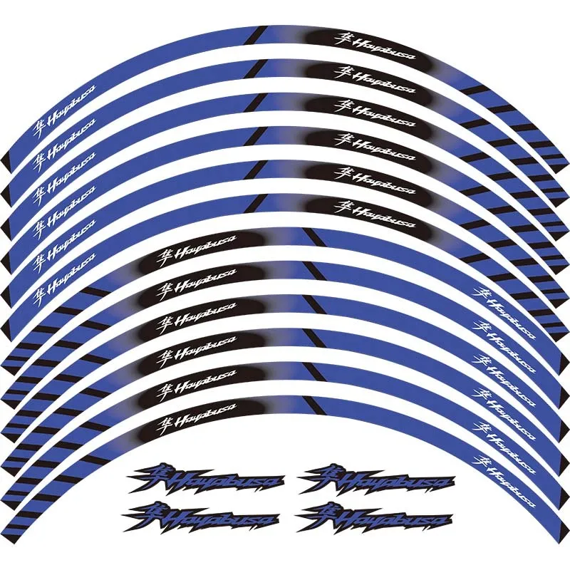 The new sale of reflective stickers for motorcycle wheels is suitable for SUZUKI Hayabusa