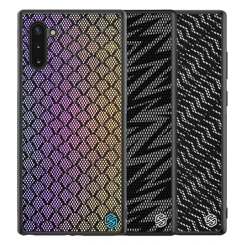 Genuine Nillkin Glitter Twinkle TPU Frame Hard Back Cover Case Reflective Glass For Samsung Galaxy Note 10 5G