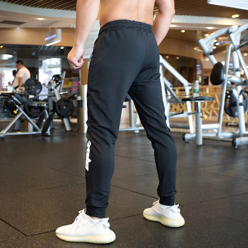 Autumn Winter Men Running Training Pants Sport Trousers Jogging soccer Basketball Gym Fitness Sports Sweatpants zipper Pocket