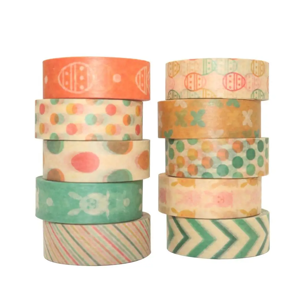 Easter Masking Tape Set Innovative DIY Paper Tape Set For Journal Decoration Sticker Scrapbooking Diary Stationery Supply