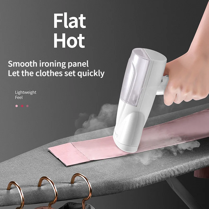 Mini Handheld เตารีดไอน้ำแขวนครัวเรือนพับเครื่องเสื้อผ้าเหล็กลบ Crease นุ่มและทำความสะอาดผ้าส่วนใหญ่