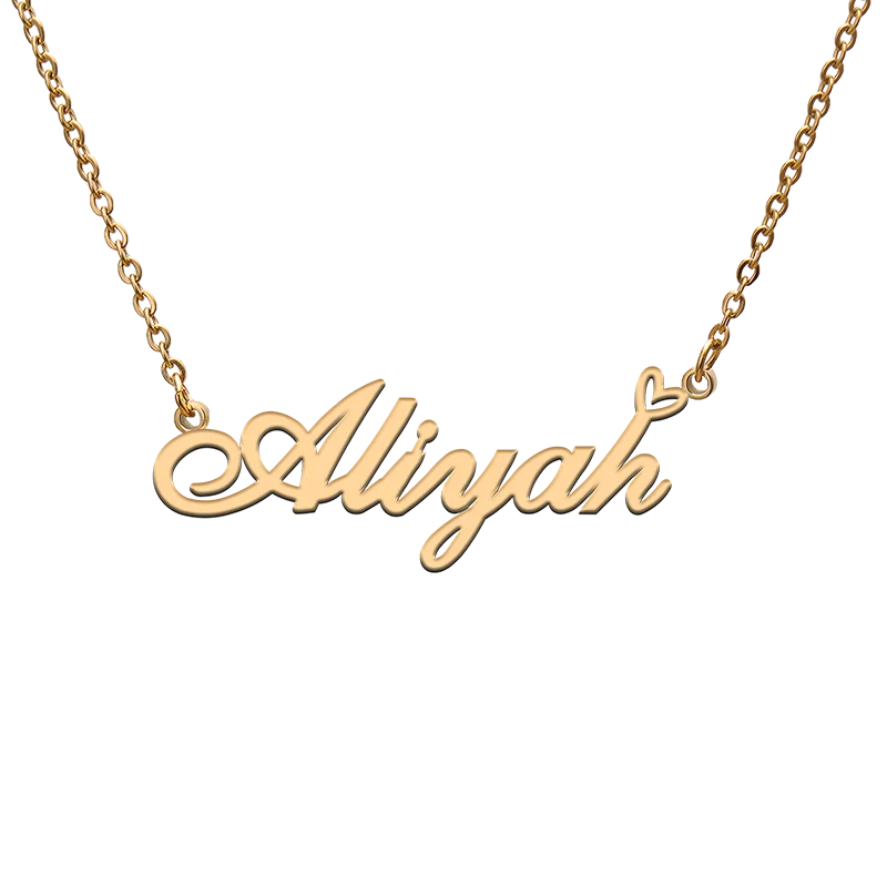 Custom Personalized Name Necklaces for Aliyah Best Friends Birthday Christmas Mother Days Jewelry Gifts