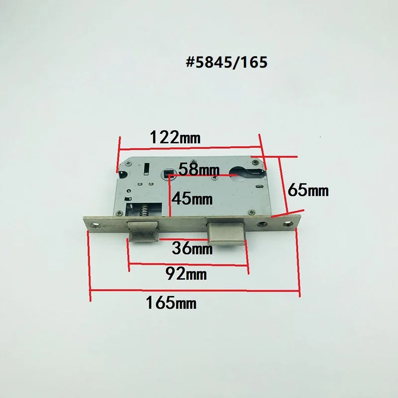 5845/5850  University  Mortise Heavy Spring Lock Body Bedroom lock Body Indoor Lock fittings Home hardware Lock Fittings