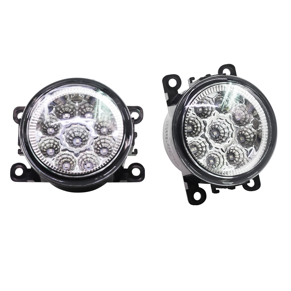 Car Fog light Kit H11 Angel Eye Daytime Running Light 12V For Peugeot 107 207 307 3008 407 607 301 308 408 2008 4007 4008 5008