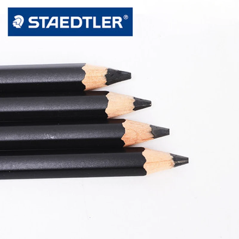 12 pcs Staedtler 100B Pencil Professional Drawing Pencils Student Sketch Pencils Charcoal Pencil School Stationery Office Supply