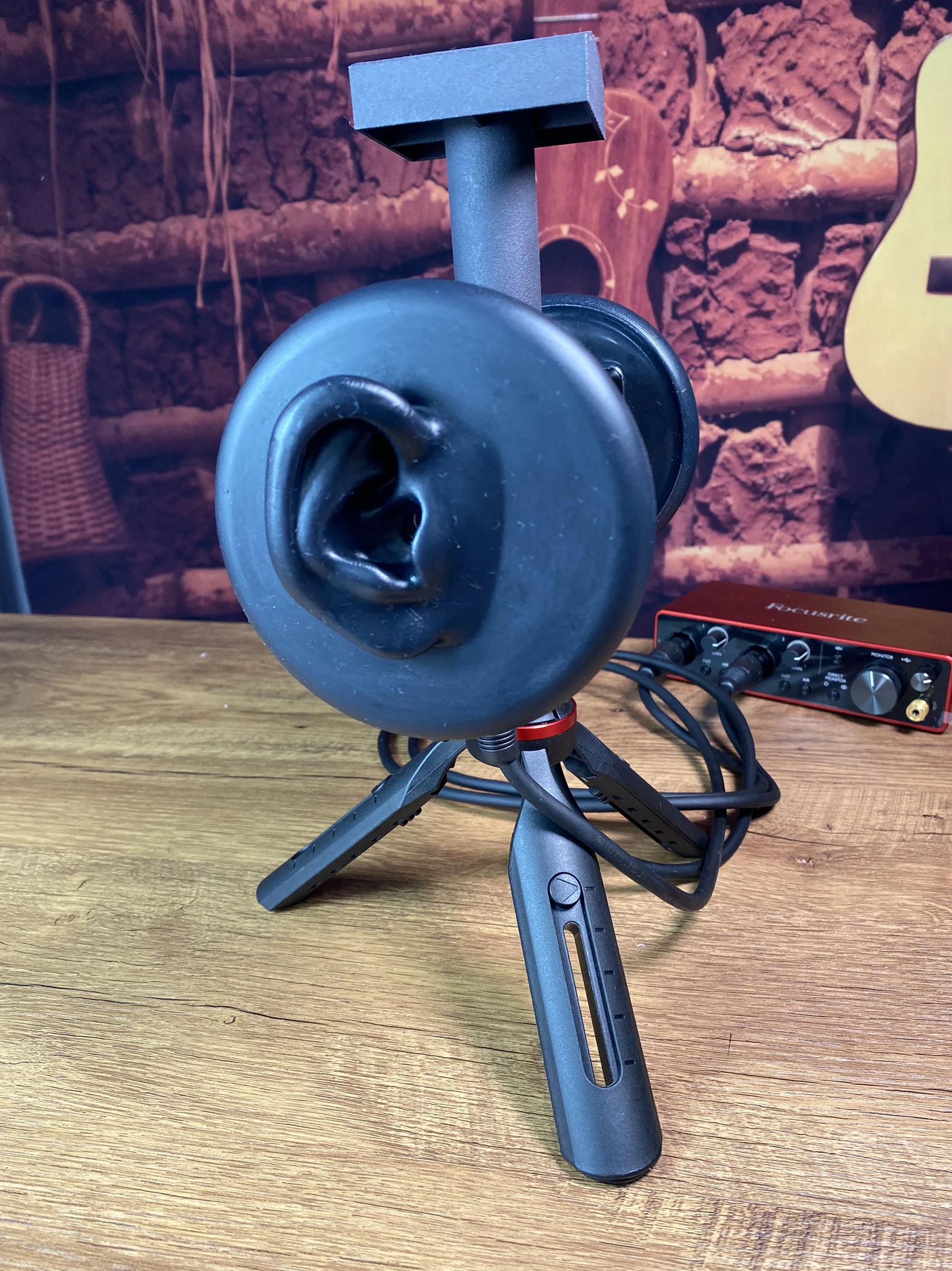 Headphone Speaker Recording ASMR Particle Human Head Microphone Cloud Audio-visual Aid Sleep