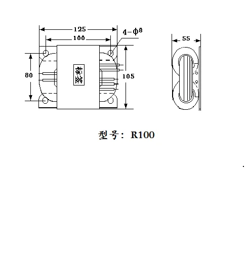 ZEROZONE R100  100VA R-core Transformer 115V/230V To 9V 12V 15V 18V 20V 22V 24V