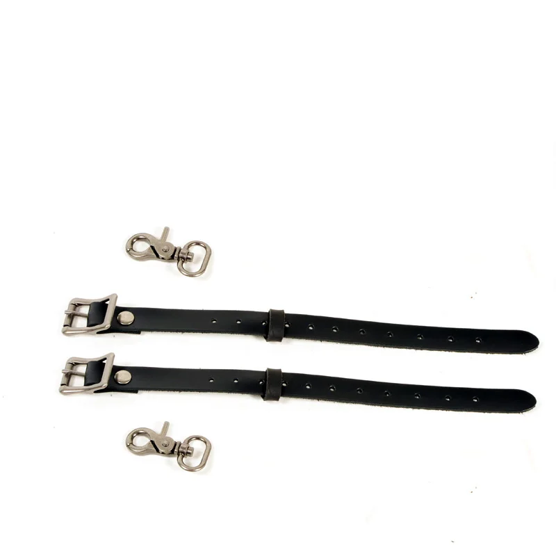 Motorcycle Side Convex Belt Header Level Cowhide Belt Buckle Side Convex Belt Fixed Buckle Strap