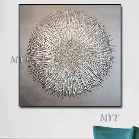 New Arrival Home Wall Flower Canvas Art Handmade Abstract Flower Oil Painting Canvas Wall Art M... product image