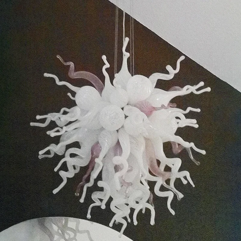 

Elegant Glass Chandelier 100% Handmade Blown Glass Chandelier 110/220v AC Led Hanging LED Chandelier
