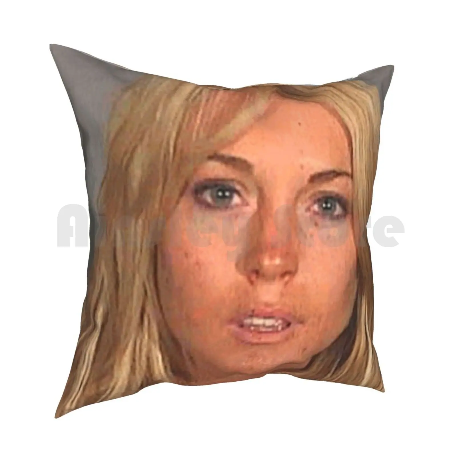 Lindsay Lohan Mugshot Pillow Case Printed Home Soft DIY Pillow cover Lindsay Lohan Lohan Celebrity Mugshot Mugshots True