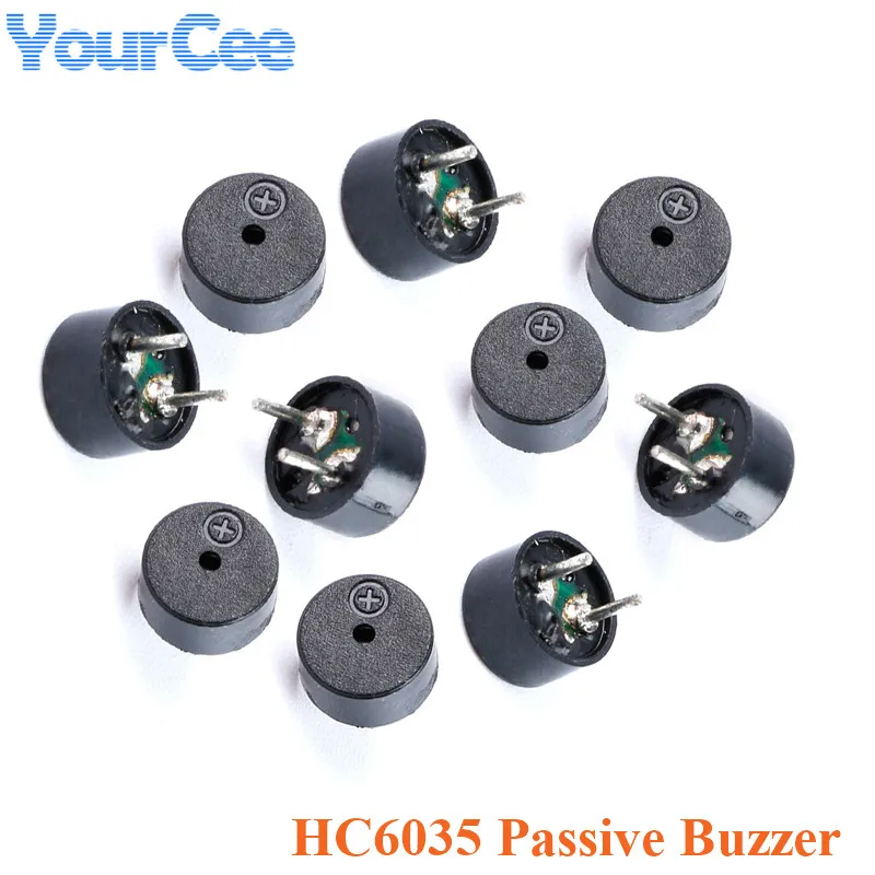 20pcs/2pcs HC-6035 Mini Passive Buzzer HC6035 AC Buzzer 6X3.5 6*3.5 mm Passive Integrated Electromagnetic Speaker 1.5-3V