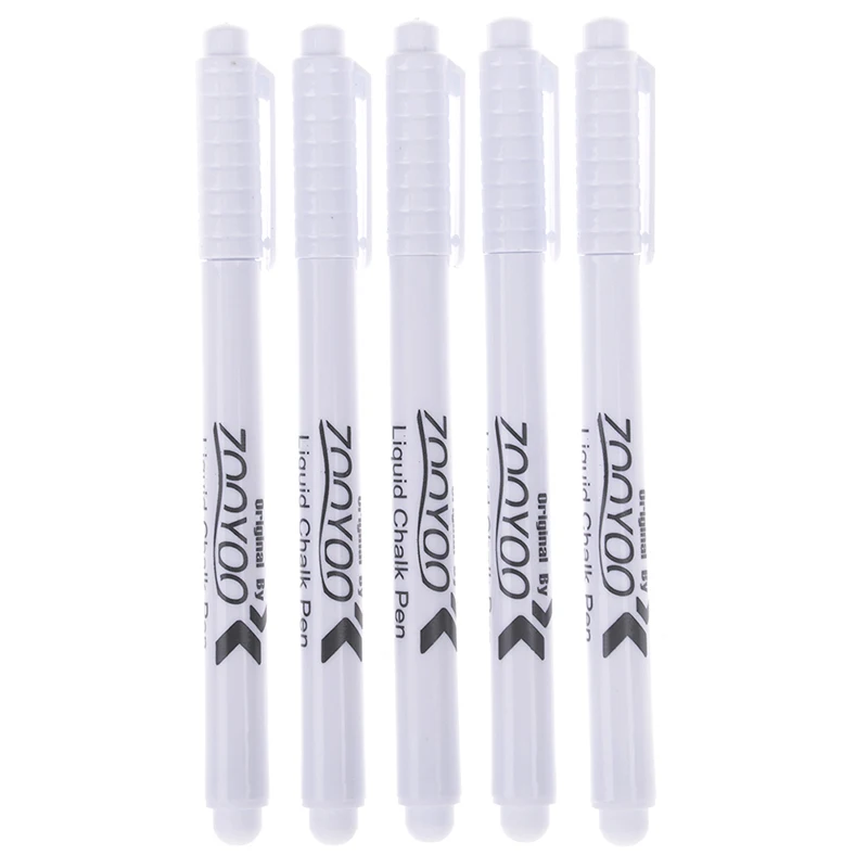 NEW 13.5cm 3Pcs White Liquid Chalk Pen Marker Chalkboard Blackboard Liquid Ink Pen Used On Chalkboard Window Erasable