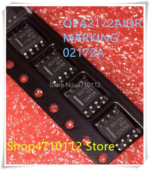 

NEW 10PCS OPA2172IDR OPA2172 MARKING 02172A O2172A SOP-8