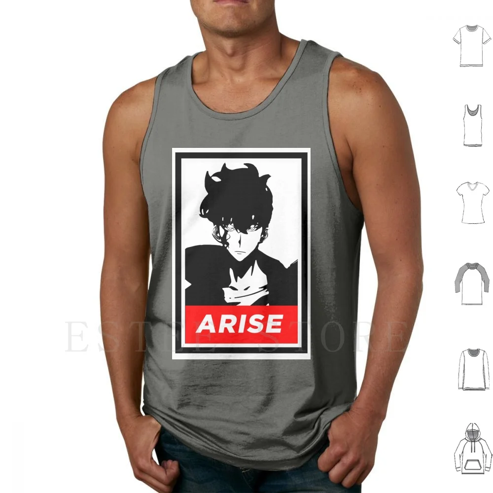 - Arise ( Variant ) Tank Tops Vest Arise Sun Sung Jin Woo Sung Jin Woo Manhua