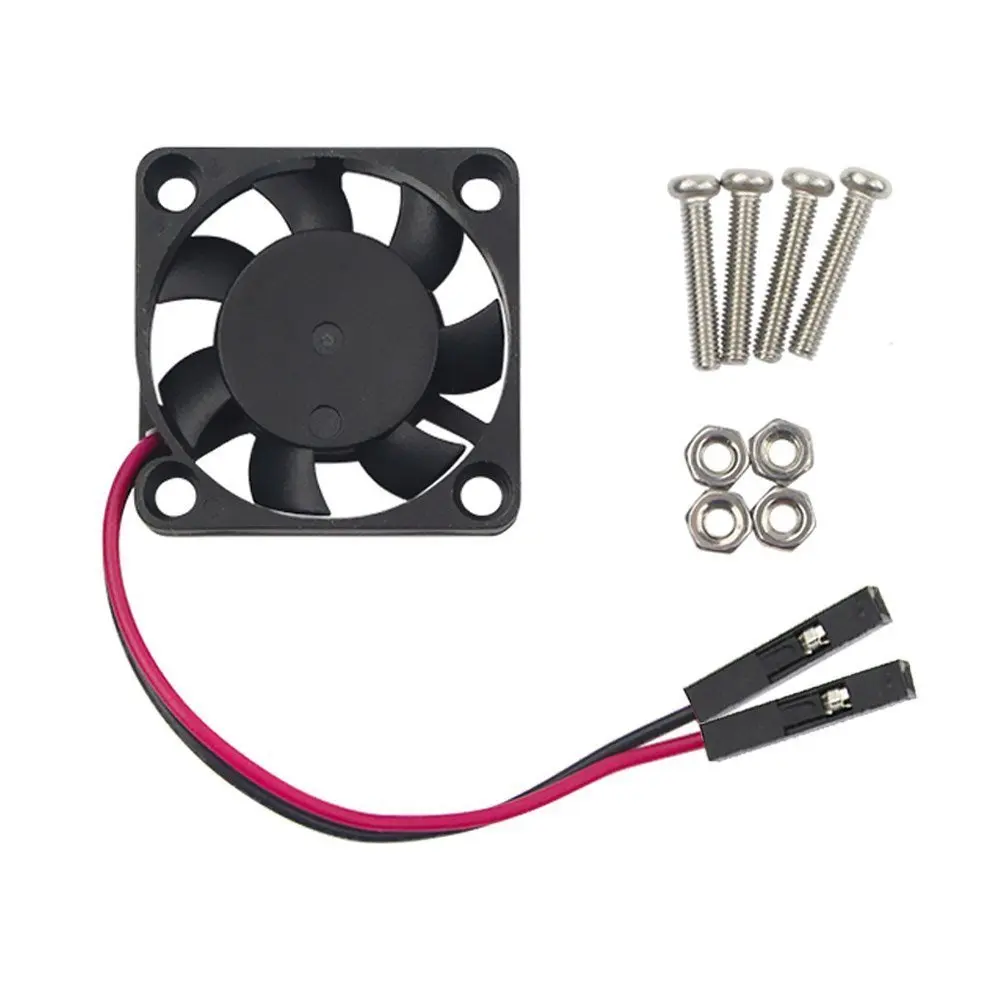 

10pcs Raspberry Pi Cooling Fan 3.3V 5V DC Brushless Cooler With Screws for Raspberry Pi 5 4 3B+ 3B 3007