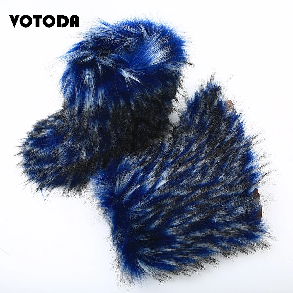 Winter Women Fluffy Fur Snow Boot Woman Furry Faux Fur Boot Ladies Outdoor Nonslip Cotton Boot Girl Plush Warm Snow Boot Slip On