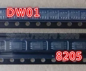 DW01 SOT23-6 SOT SMD 8205A FS8205A TSSOP-8 new and original IC