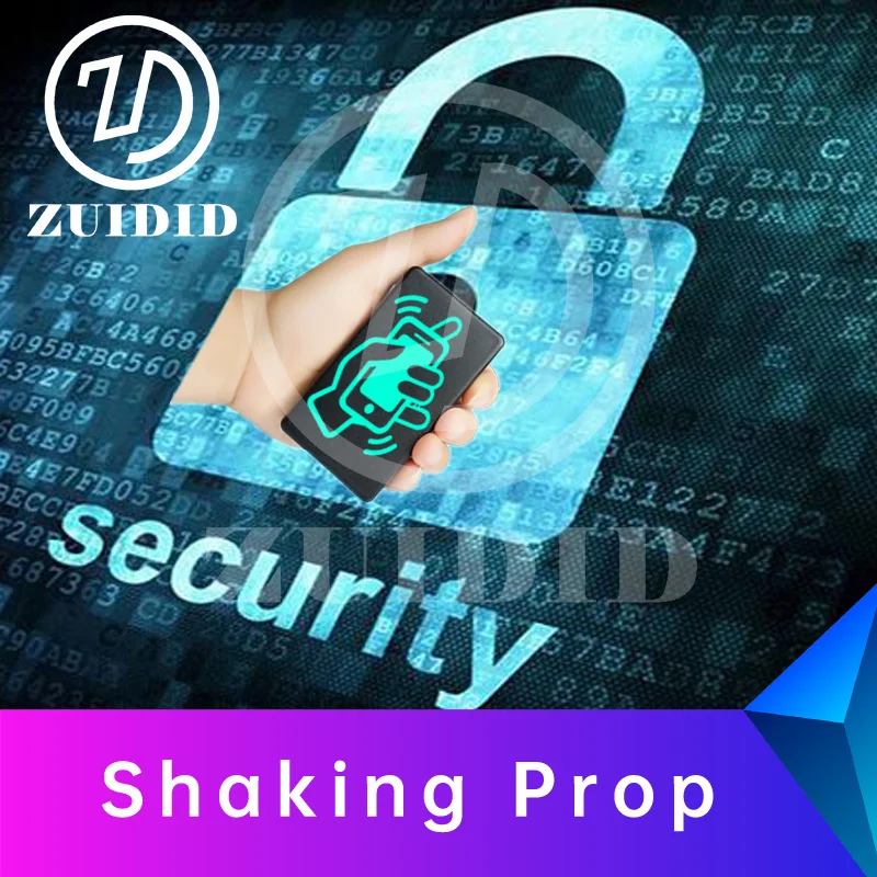 ZUIDID escape room Shaking Prop hold the shaking sensor and keep shaking in a certain time to unlock escape game