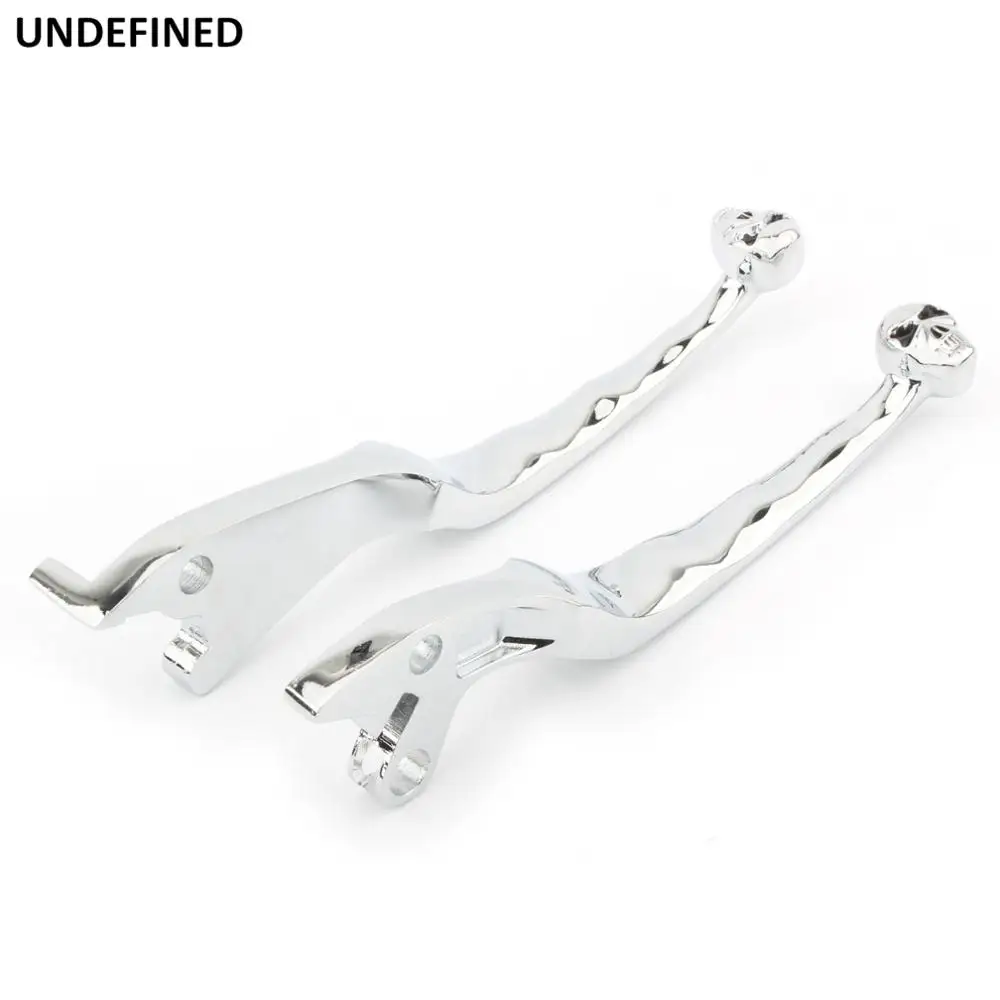 For Suzuki Boulevard S50 S83 C90 05-07 Intruder 800 1400 1500 98-04 Motorcycle Skull Brake Clutch Levers Chrome Shifter Lever