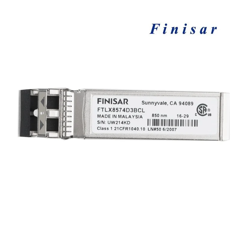 FINISAR FTLX8574D3BCL 10G-SR/SW 850NM 400M LC 10 gigabitowy wielomodowy moduł nadawczo-odbiorczy SFP +