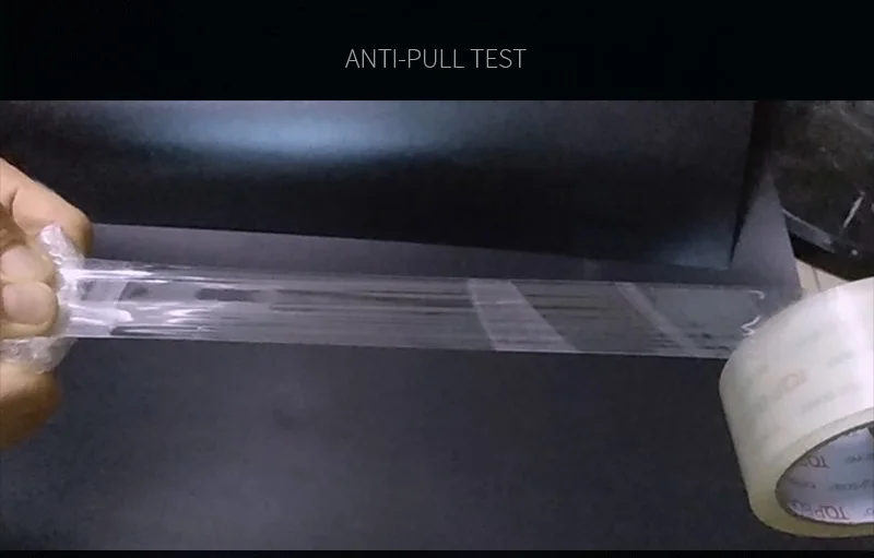 Kuning Bersuara Perekat 48 Mm * 15 Mm Silent Packing Tape Penyegelan Pita Plastik Kuat Viskositas Tenang Tape Dropshipping