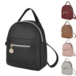 Nueva mochila antirrobo de moda para mujer, mochilas de cuero Vintage para adolescentes y niñas, mochila escolar Preppy, bolsas de viaje para mujer