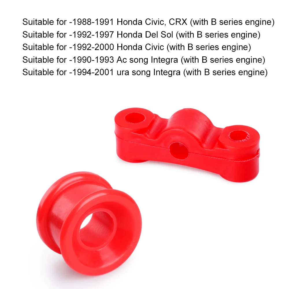 Shift Linkage Bushings Urethane For Honda 1984-1987 Civic CRX & 1990-2001 Integra All B-Series Combo B16 B18